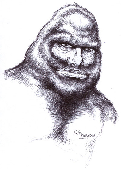 best bigfoot drawings